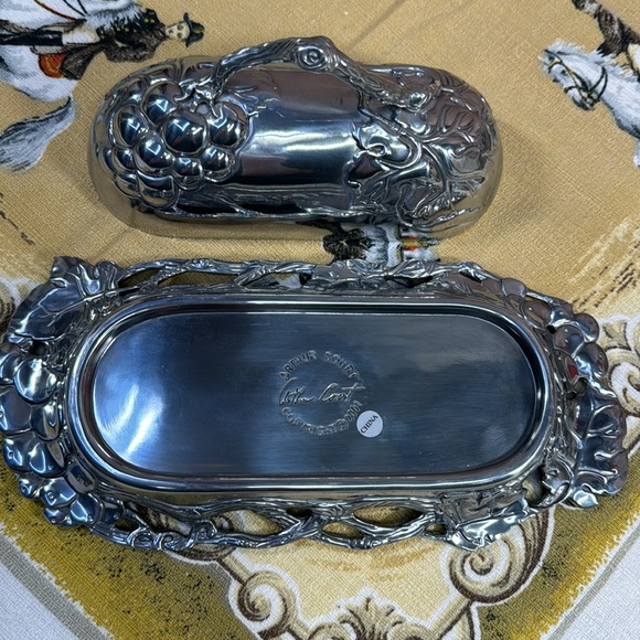 Authur Court Silver Butter Dish Circa 2001 Vintage - Picture 3 of 8